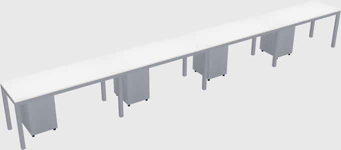 Rectangular desk