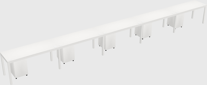 Rectangular desk