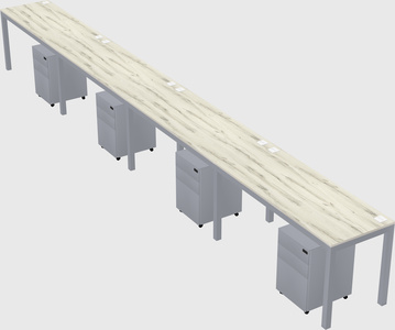 Rectangular desk