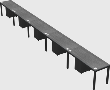 Rectangular desk