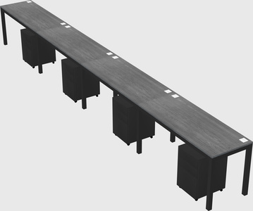 Rectangular desk