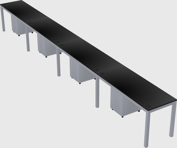 Rectangular desk