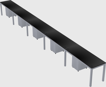 Rectangular desk