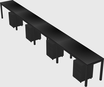 Rectangular desk