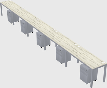 Rectangular desk