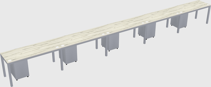 Rectangular desk