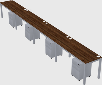 Rectangular desk