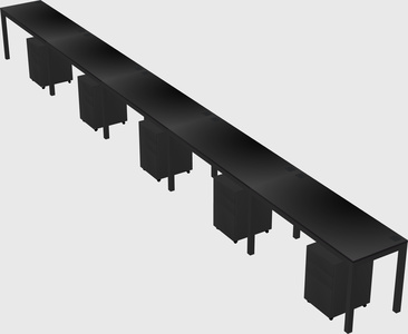 Rectangular desk