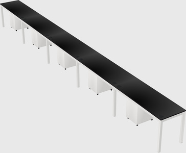 Rectangular desk
