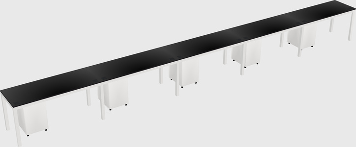 Rectangular desk