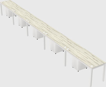 Rectangular desk