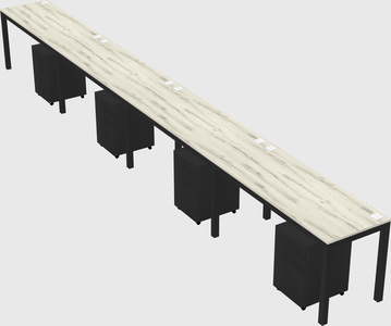 Rectangular desk