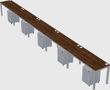 Rectangular desk
