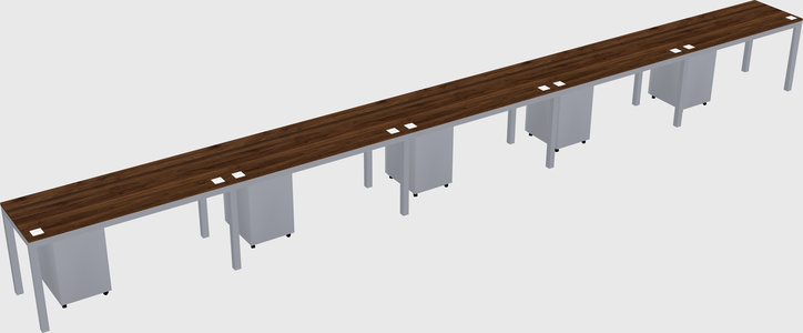Rectangular desk