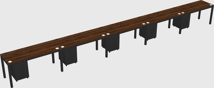Rectangular desk