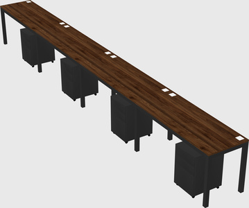 Rectangular desk