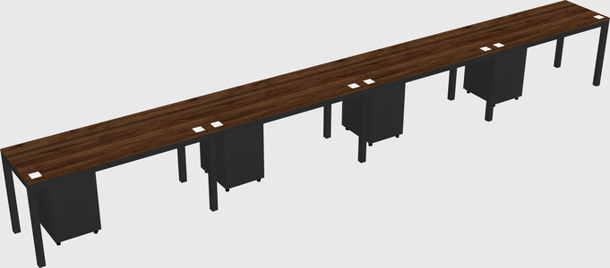Rectangular desk