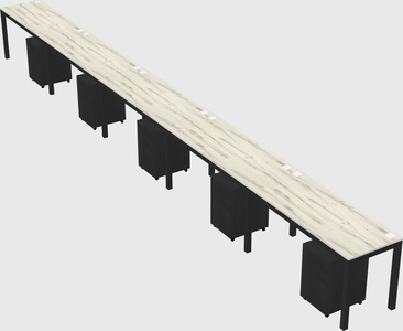 Rectangular desk