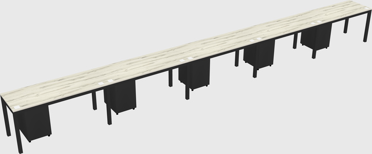 Rectangular desk
