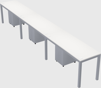 Rectangular desk