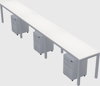 Rectangular desk