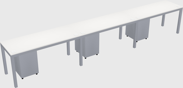 Rectangular desk
