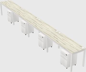 Rectangular desk