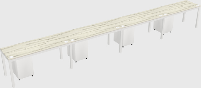 Rectangular desk