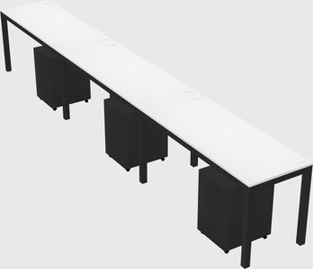 Rectangular desk