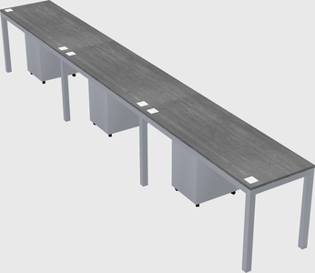 Rectangular desk