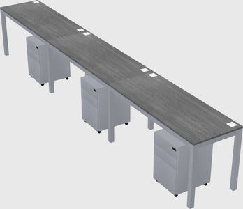 Rectangular desk
