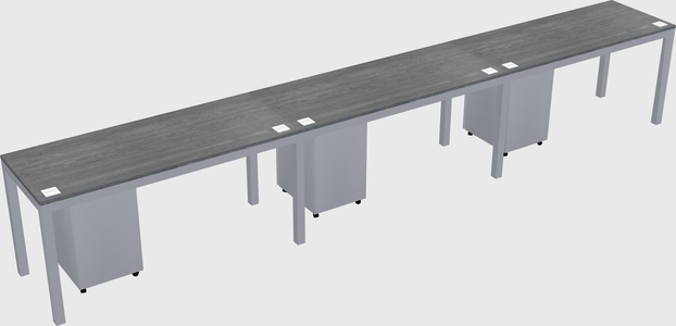 Rectangular desk