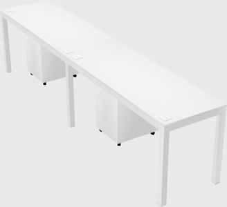 Rectangular desk