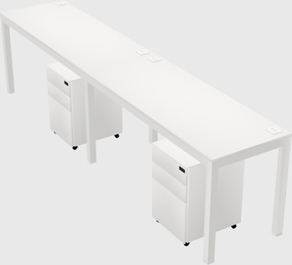 Rectangular desk