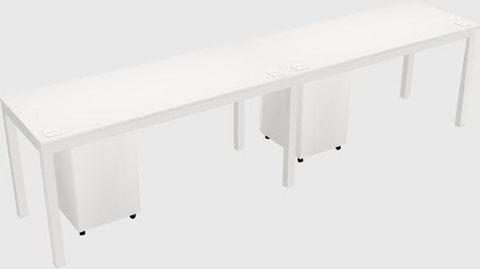 Rectangular desk