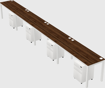 Rectangular desk