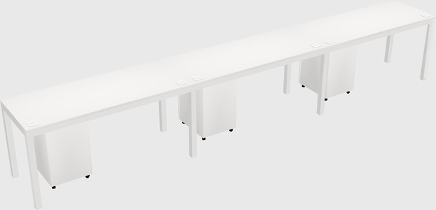 Rectangular desk