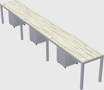 Rectangular desk