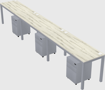 Rectangular desk