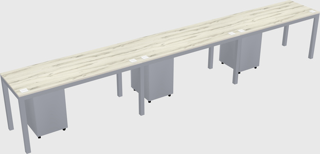 Rectangular desk