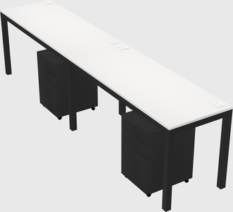 Rectangular desk