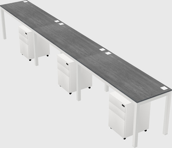 Rectangular desk