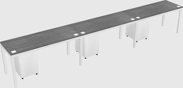 Rectangular desk
