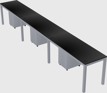 Rectangular desk