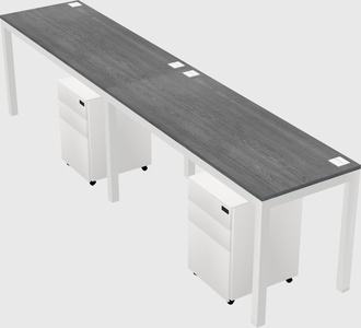 Rectangular desk