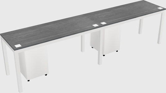 Rectangular desk