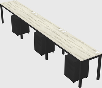 Rectangular desk