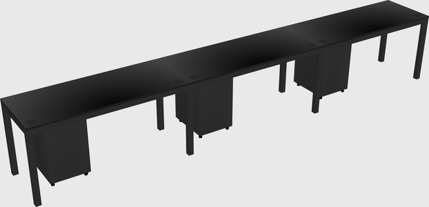 Rectangular desk