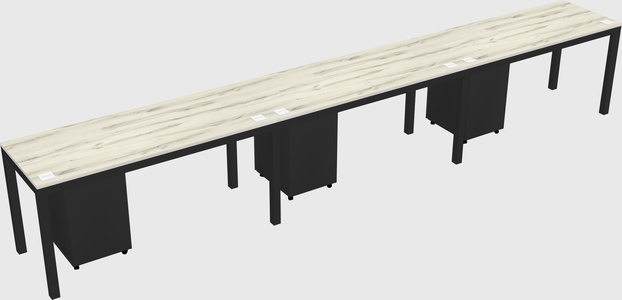 Rectangular desk