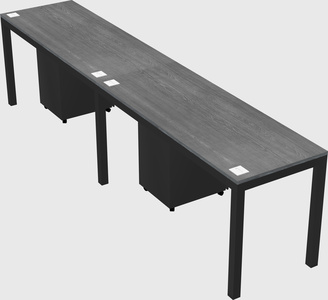 Rectangular desk